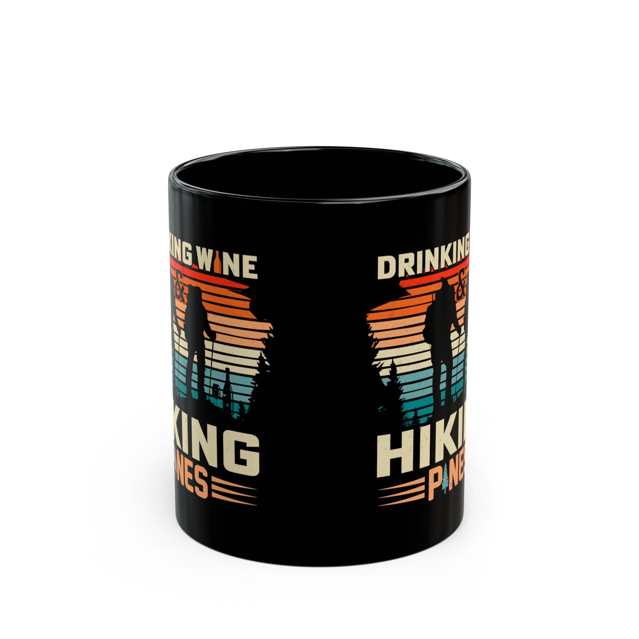 Gleaming Black Camper Mug