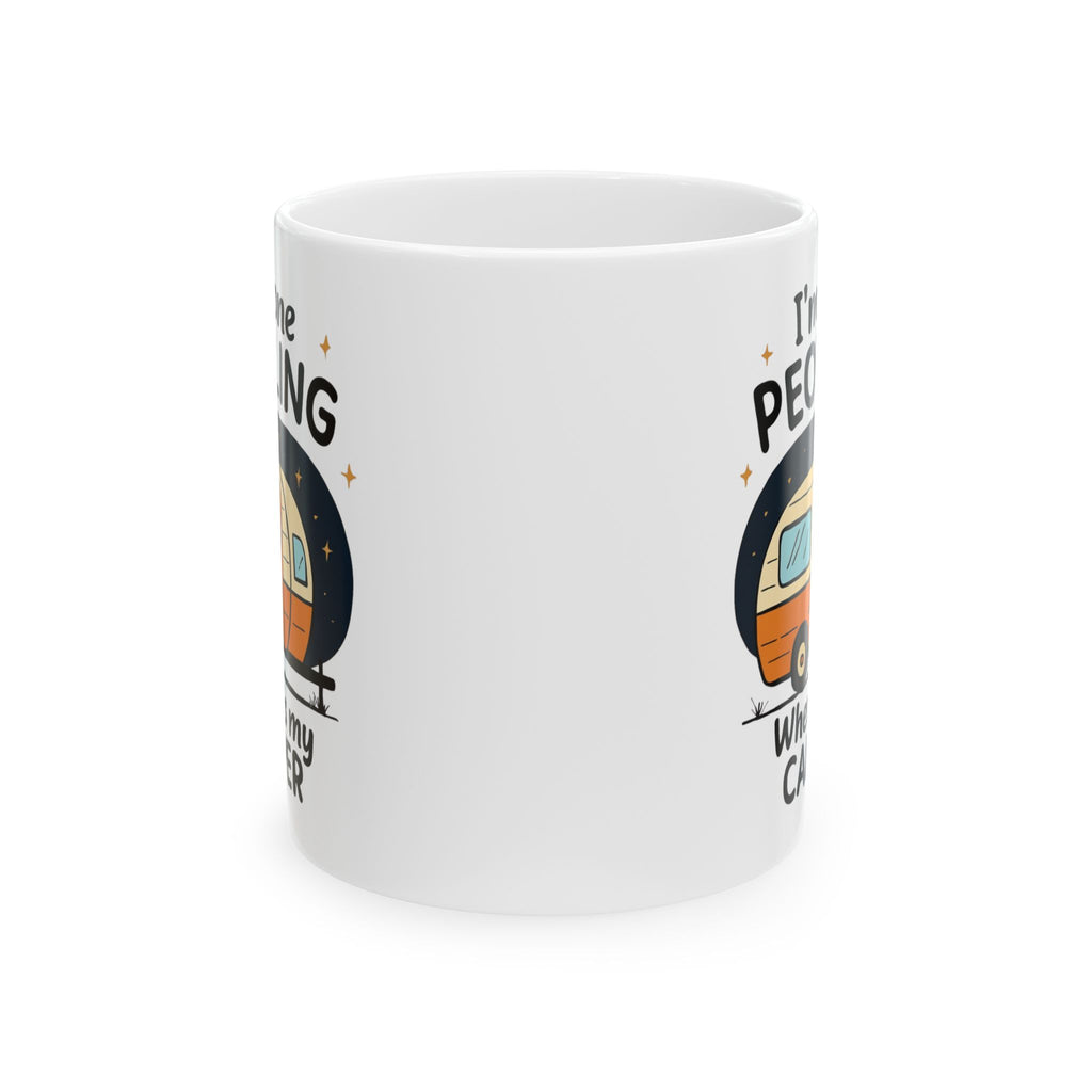 Adventure-Primed Peopling Camper Mug
