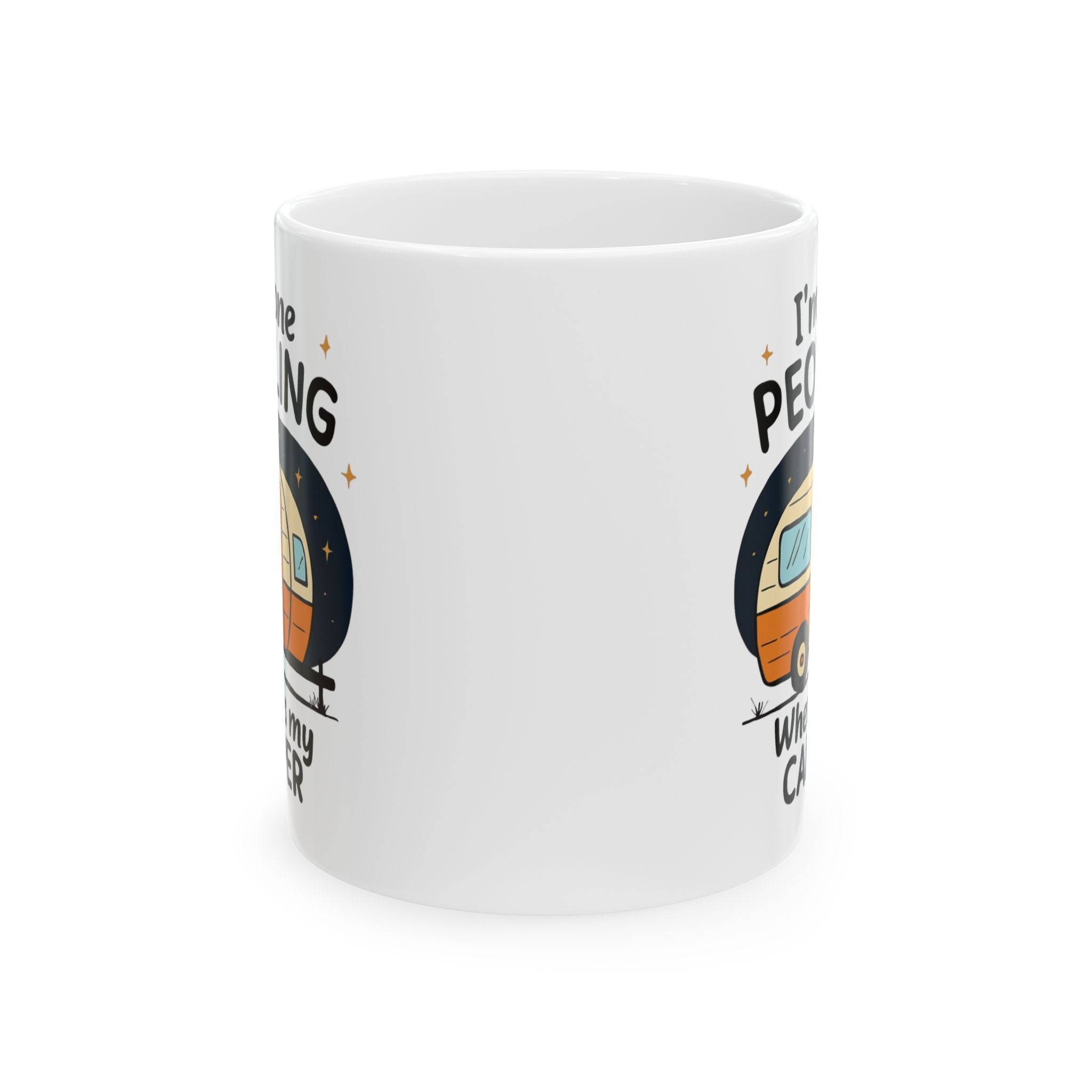 Adventure-Primed Peopling Camper Mug
