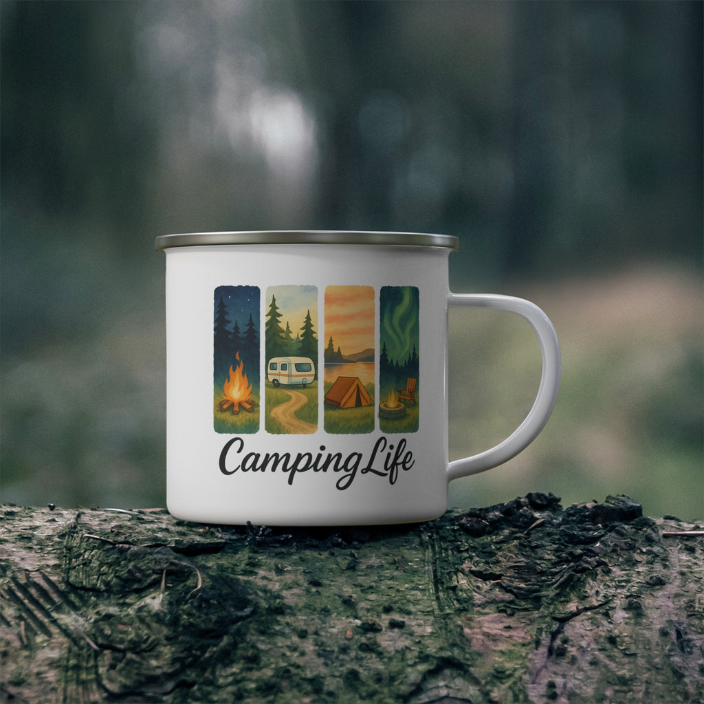 Sunset-Kissed Camping Mug