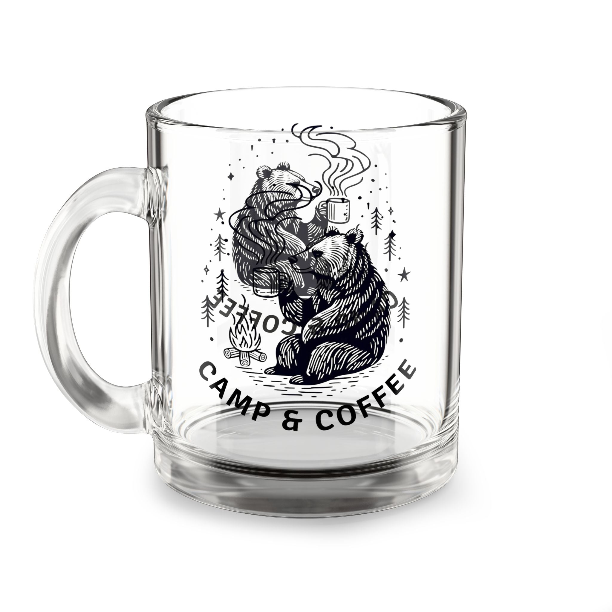 Charming Cabin Bear Cup