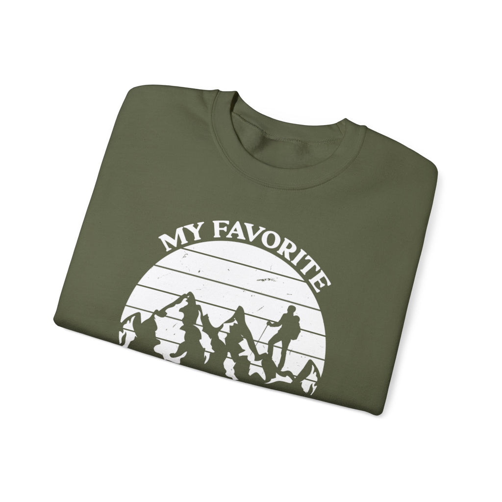 Proud Hiking Grandpa Crewneck