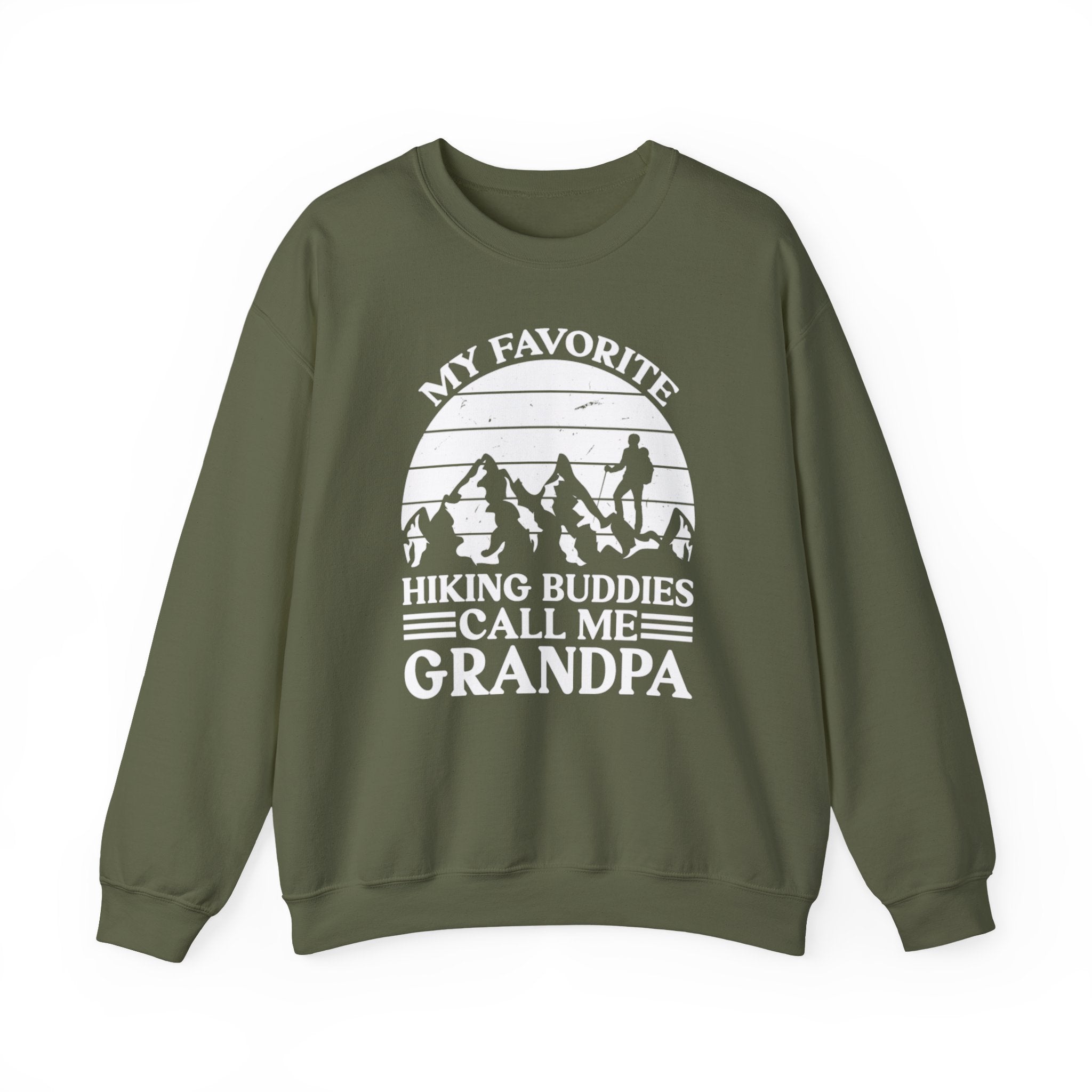 Proud Hiking Grandpa Crewneck