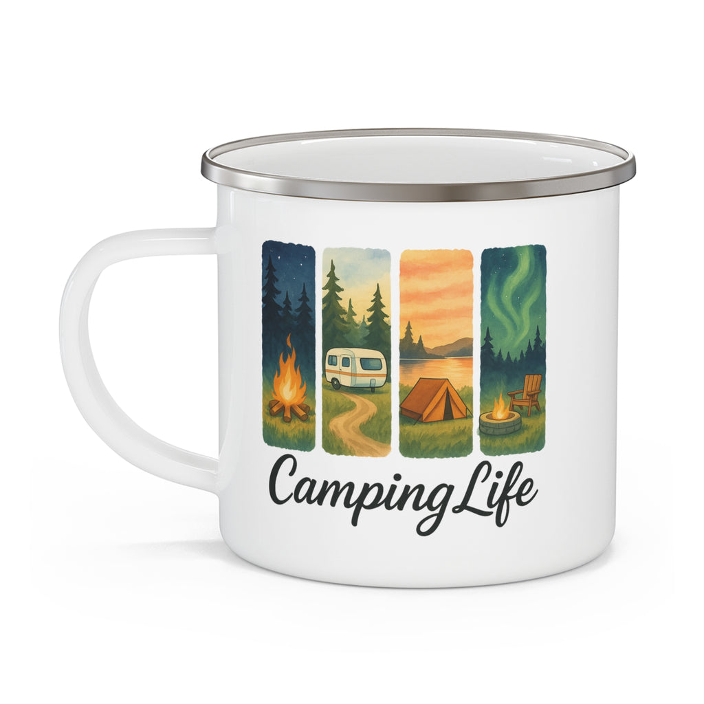 Sunset-Kissed Camping Mug