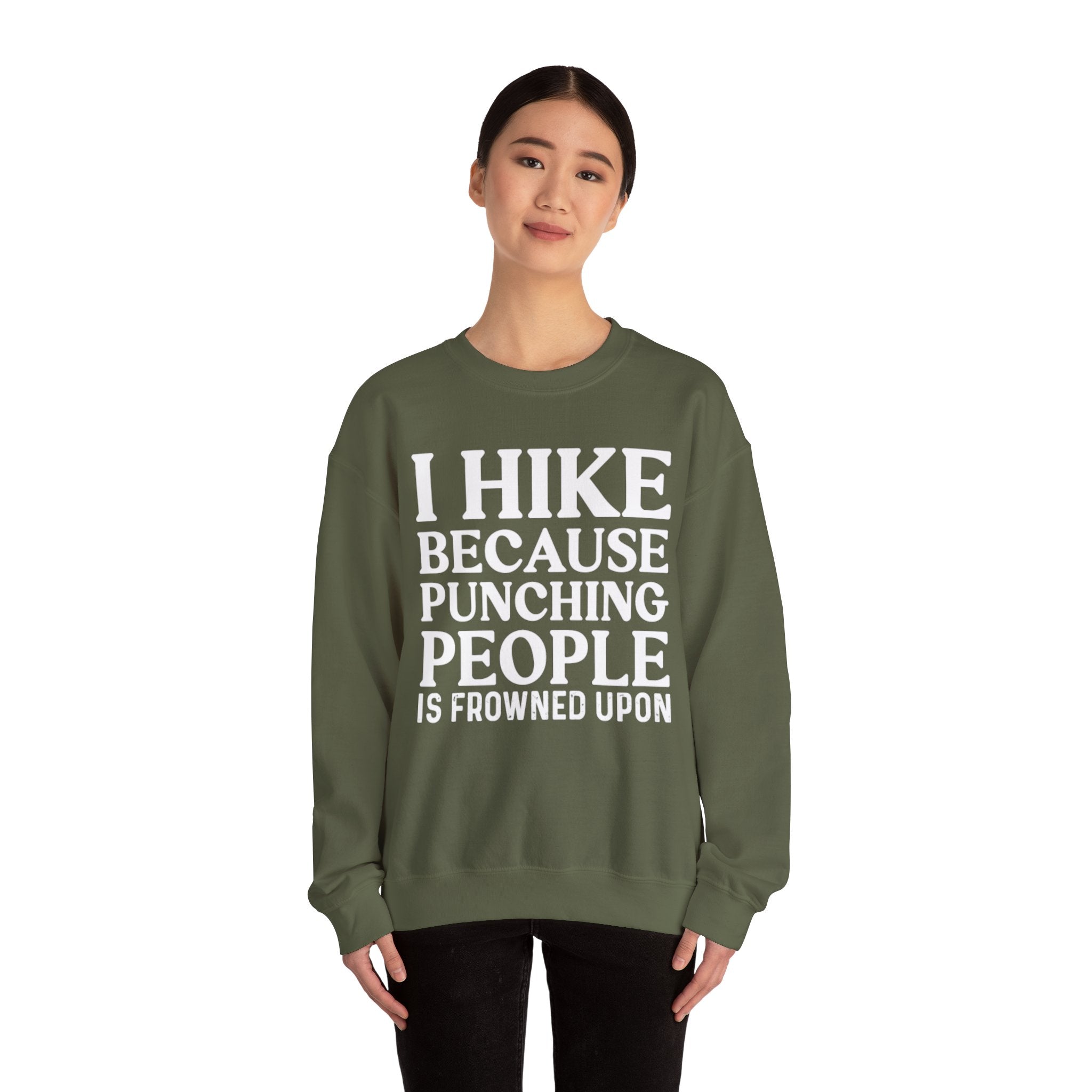 Bold Hiker Humor Sweatshirt
