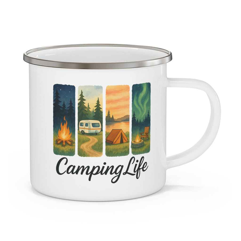Sunset-Kissed Camping Mug