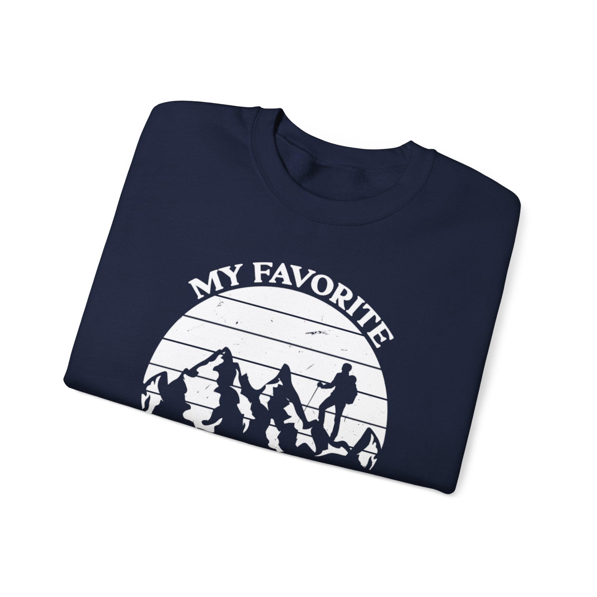 Proud Hiking Grandpa Crewneck