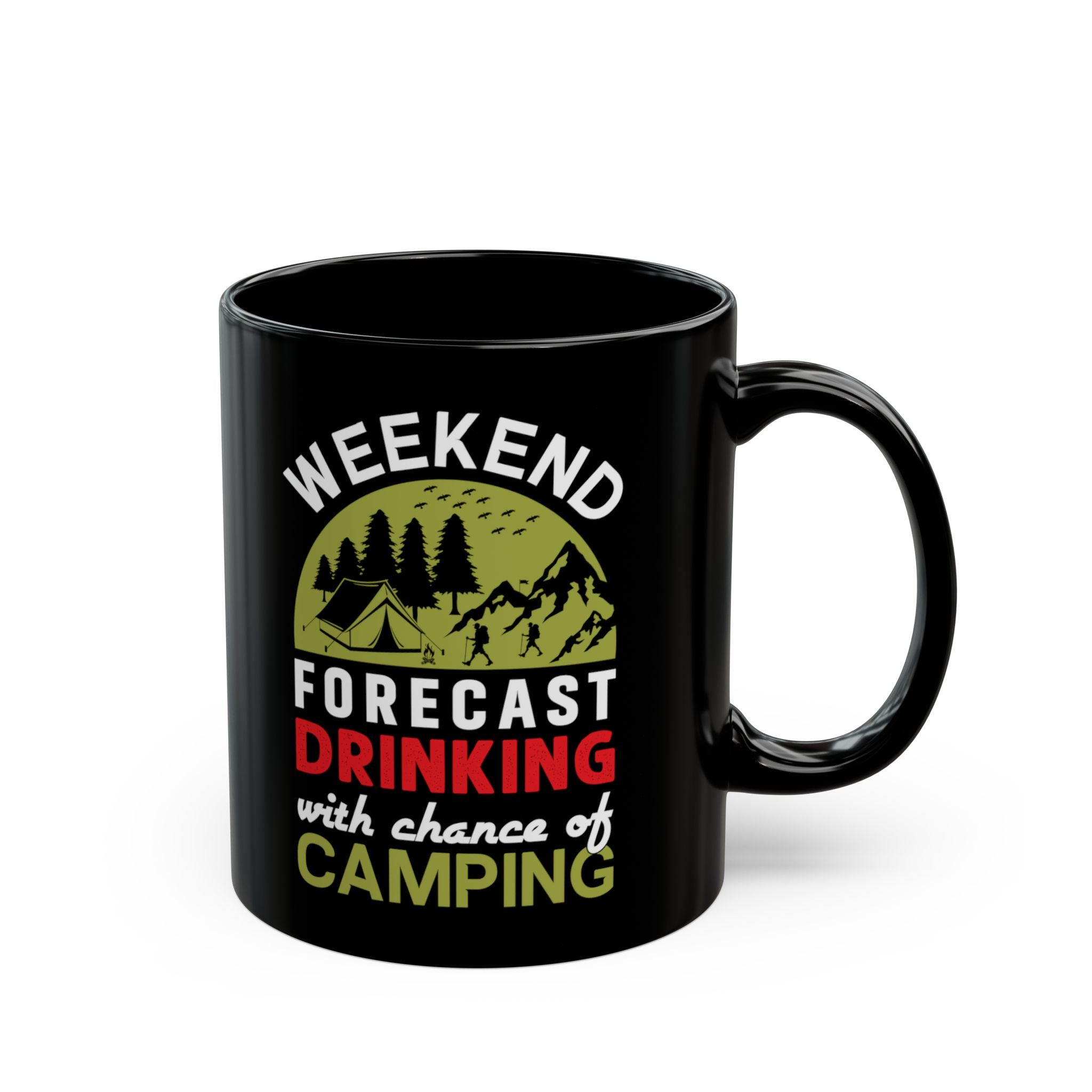 Wild Weekender Camping Humor Mug