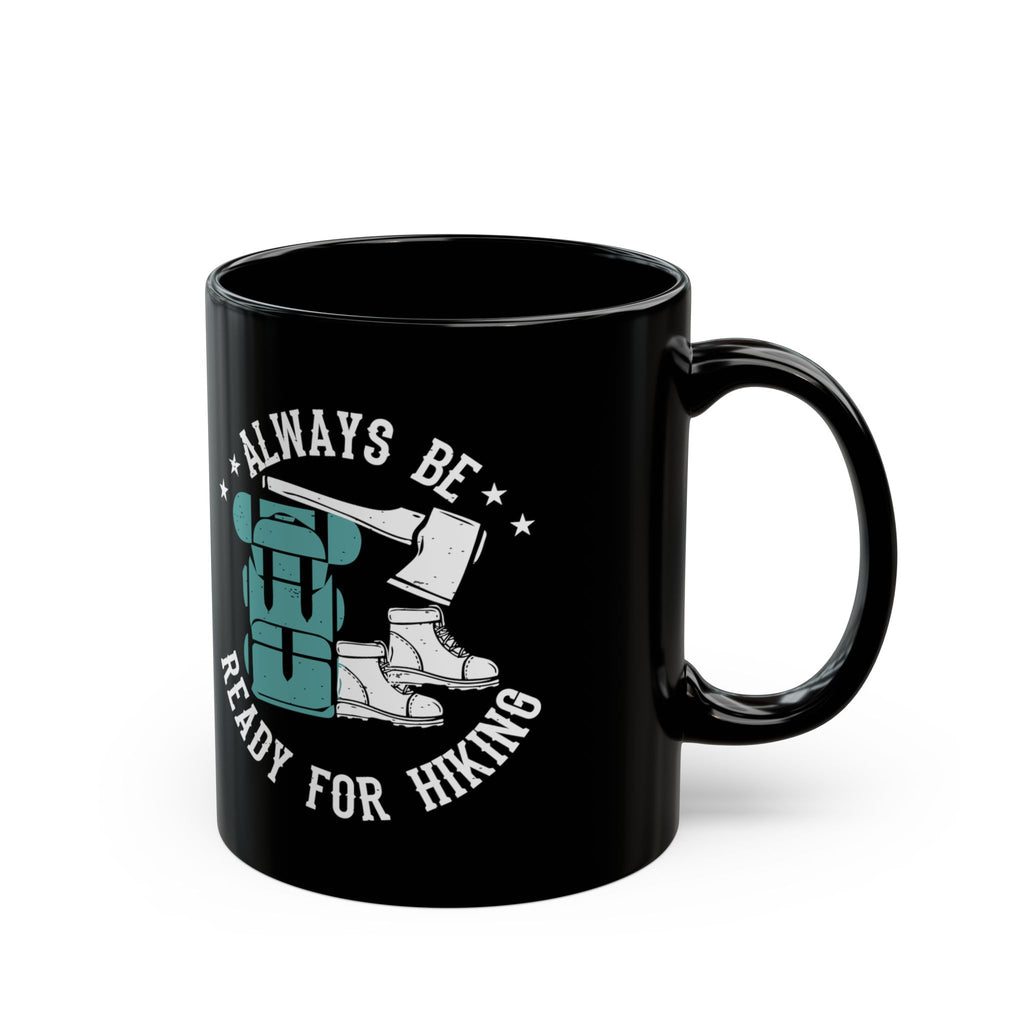 Invigorate Mornings Black Mug