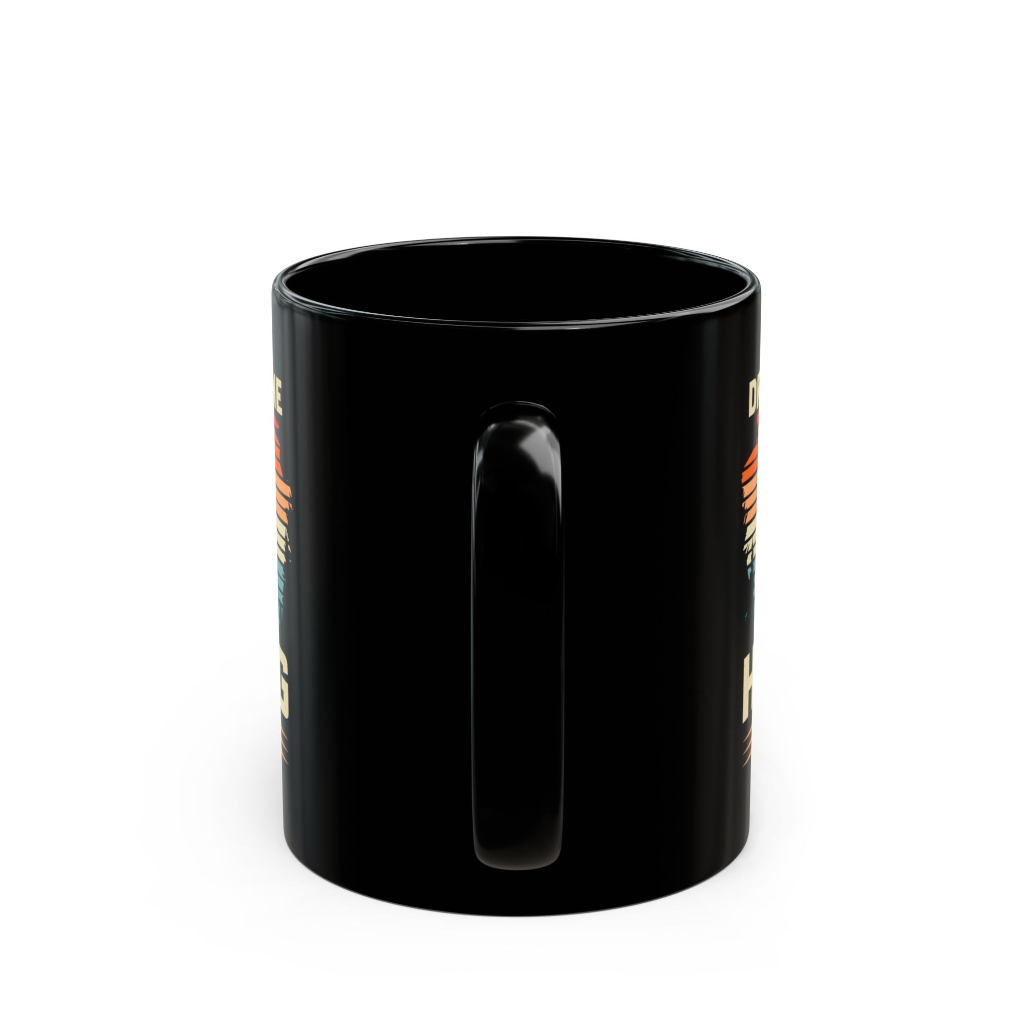 Gleaming Black Camper Mug