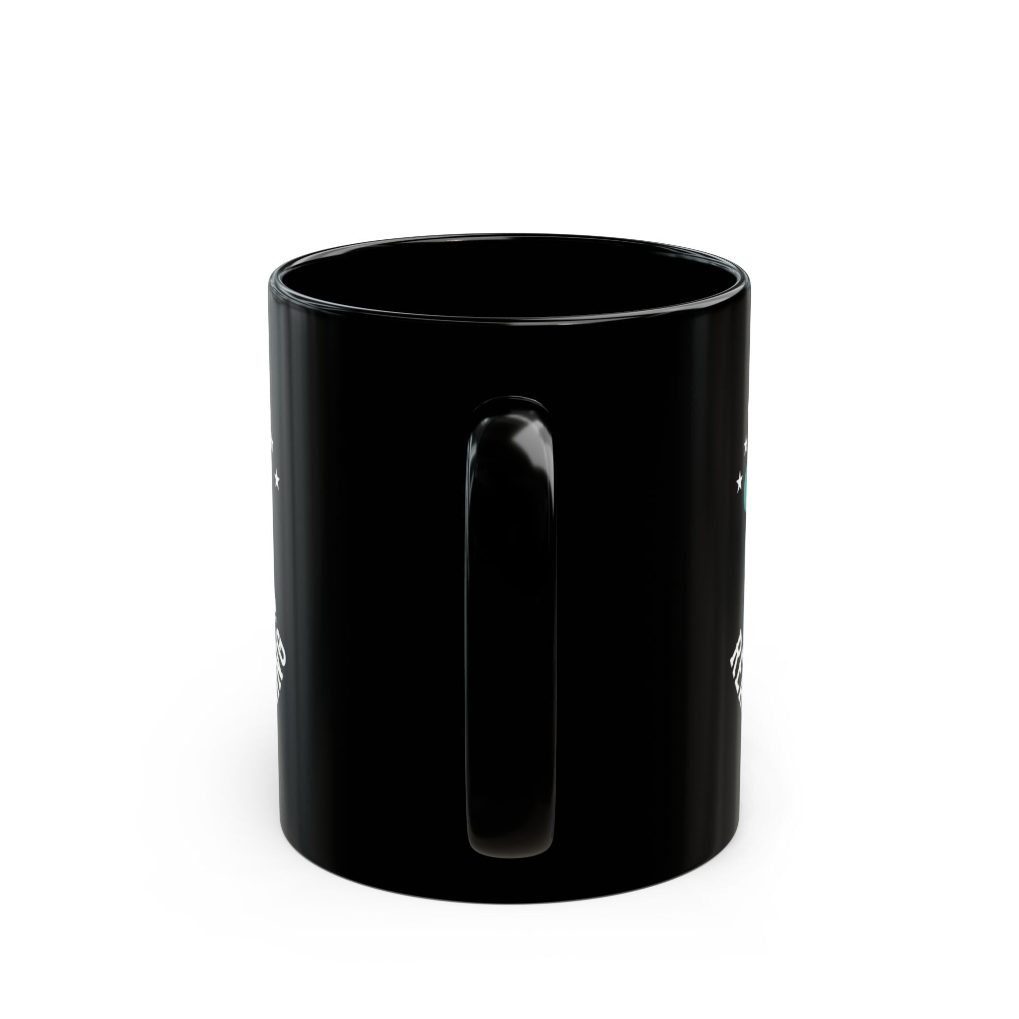 Invigorate Mornings Black Mug