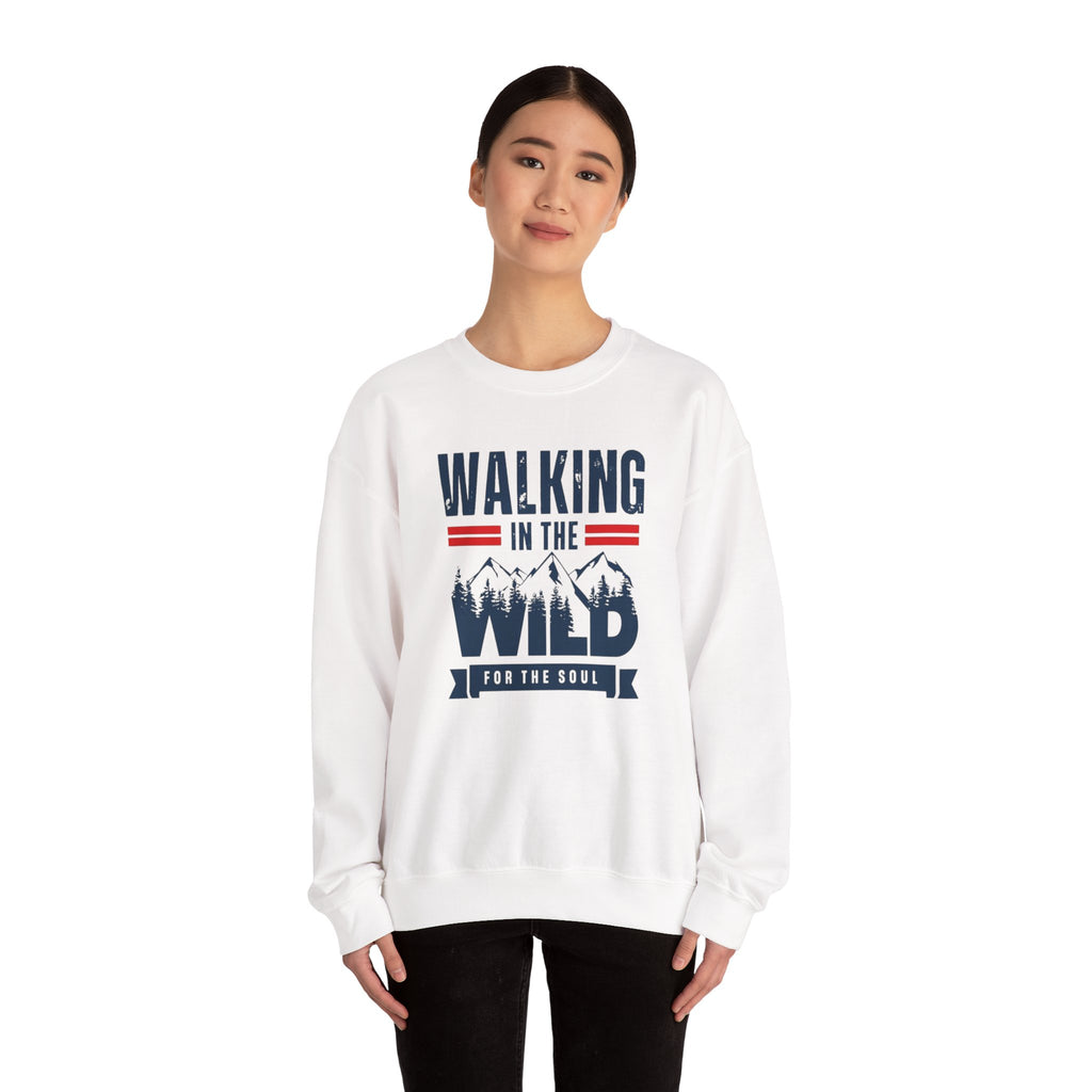 Forest-Fresh Walking Crewneck