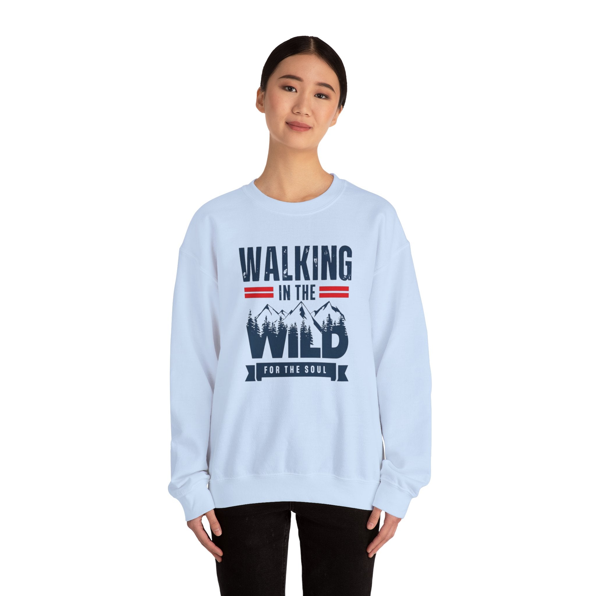 Forest-Fresh Walking Crewneck