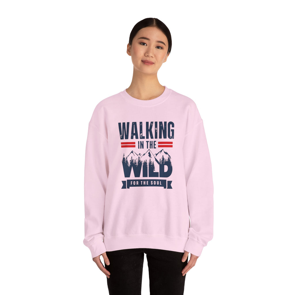 Forest-Fresh Walking Crewneck