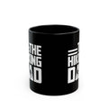 Smoldering Black Hiking Dad Mug
