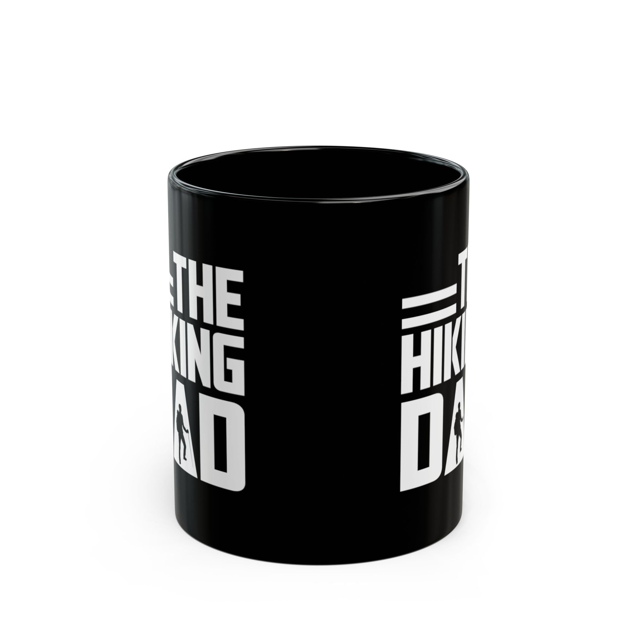 Smoldering Black Hiking Dad Mug