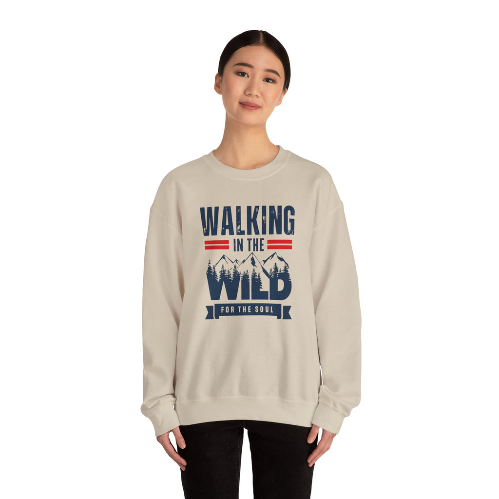 Forest-Fresh Walking Crewneck