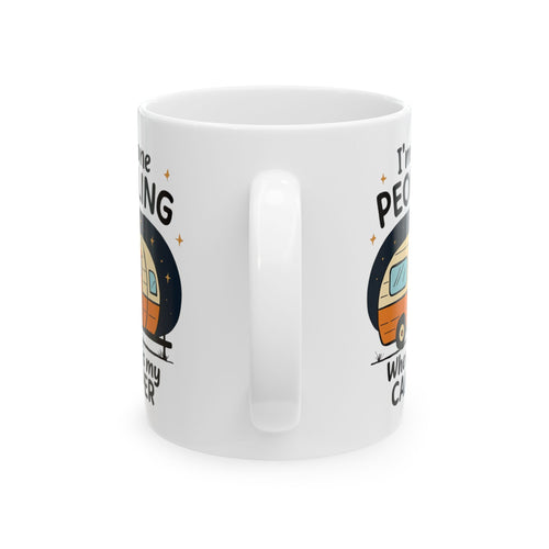 Adventure-Primed Peopling Camper Mug