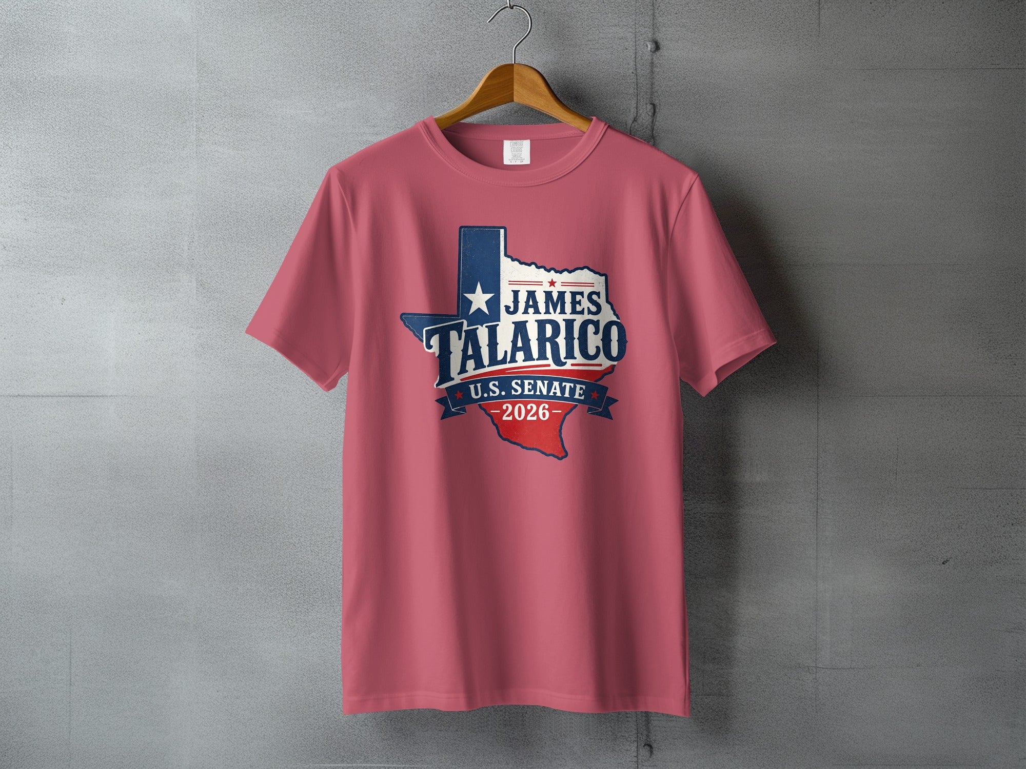 James Talarico U.S. Senate 2026 campaign t-shirt.